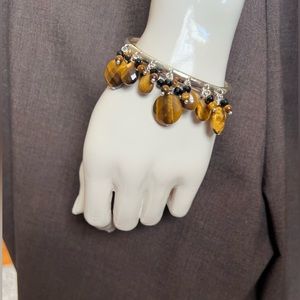 Tiger Eye bangle bracelet.